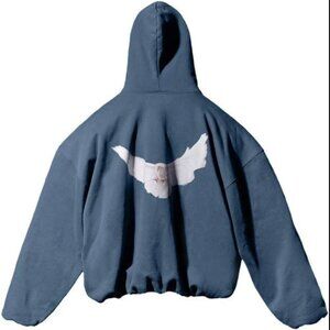 YZY x Gap x Balenciaga Dove Hoodie - Navy - Small